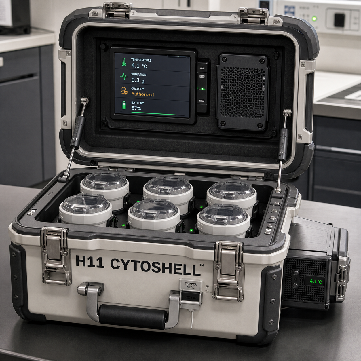 H11 CYTOSHELL™ system visualization